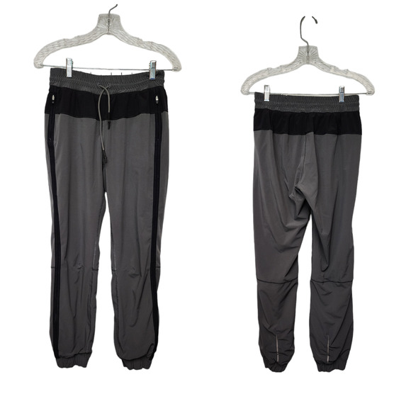 Lululemon Athletica Track To Reality Jogger Pants Swift Size 2 Black Soot Grey - Picture 2 of 7